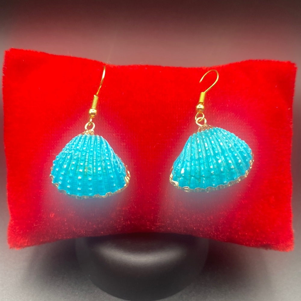 Beach Shell Mermaid Earrings